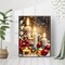 5D Diamond Painting Kits for Adults - Candles Diamond Art Kits for Adults Beginner,DIY Christmas Diamond Painting Full Drill Round Rhinestone for Home Wall Decor Gifts 12X16inch